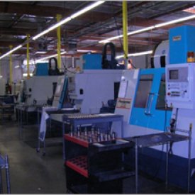 Right side view of CNC Vertical Machines